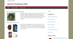 Desktop Screenshot of ideaforchristmasgifts.com
