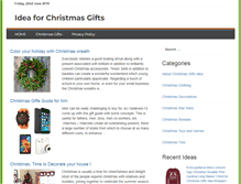 Tablet Screenshot of ideaforchristmasgifts.com